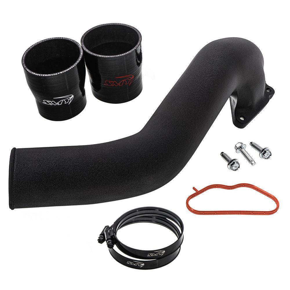 SMY GODZILLA Cast Aluminum Top Mount Intercooler Pipe Black 2022-2026 WRX | SMY-GDZ-VBAL-BK
