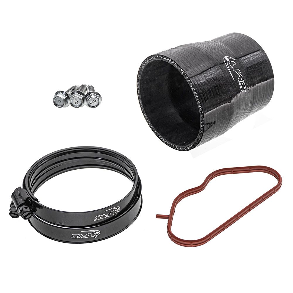SMY GODZILLA Cast Aluminum Top Mount Intercooler Pipe Black 2022-2026 WRX | SMY-GDZ-VBAL-BK