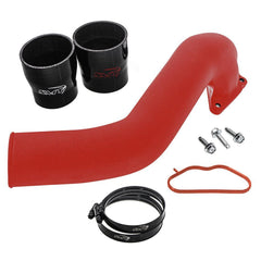 SMY GODZILLA Cast Aluminum Top Mount Intercooler Pipe Red 2022-2026 WRX | SMY-GDZ-VBAL-RD