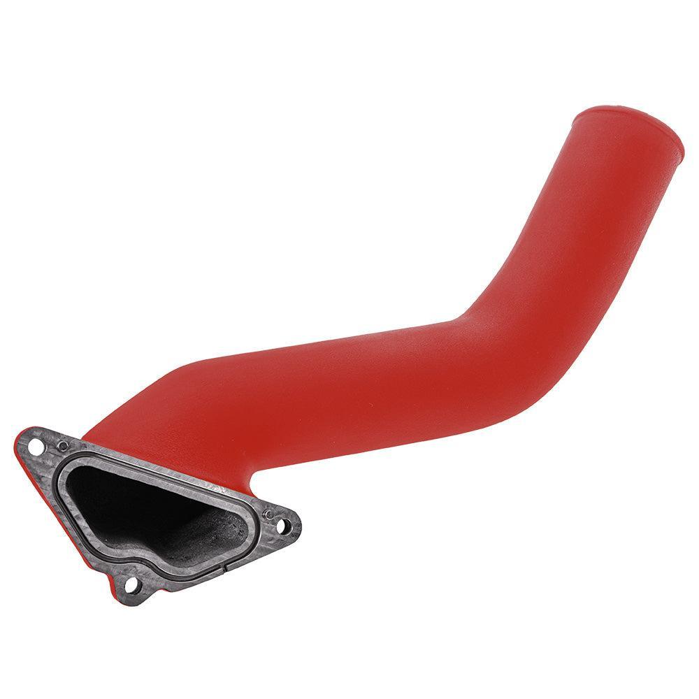 SMY GODZILLA Cast Aluminum Top Mount Intercooler Pipe Red 2022-2026 WRX | SMY-GDZ-VBAL-RD