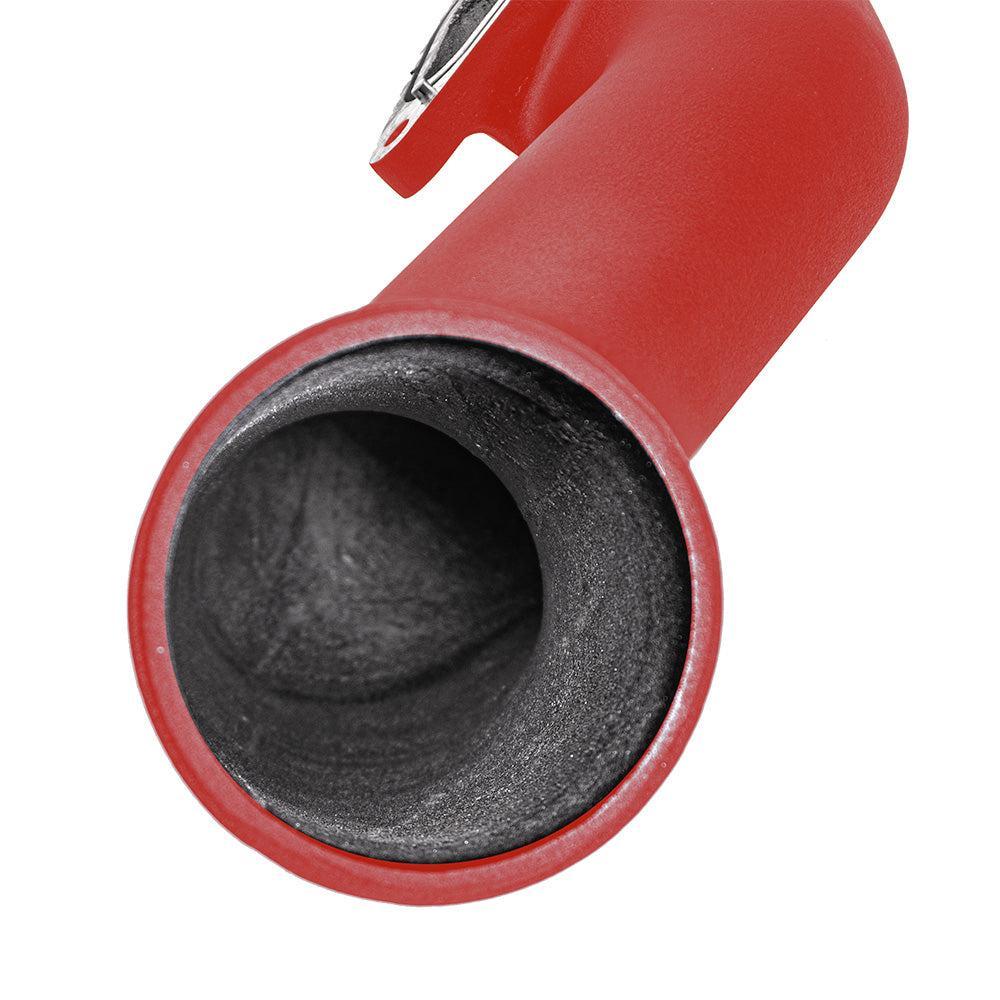 SMY GODZILLA Cast Aluminum Top Mount Intercooler Pipe Red 2022-2026 WRX | SMY-GDZ-VBAL-RD
