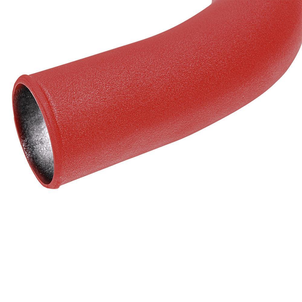 SMY GODZILLA Cast Aluminum Top Mount Intercooler Pipe Red 2022-2026 WRX | SMY-GDZ-VBAL-RD