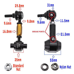SMY Stealth Adjustable Rear Heavy Duty End Links 2008-2025 WRX / STI / BRZ | SMY-SUS-REB