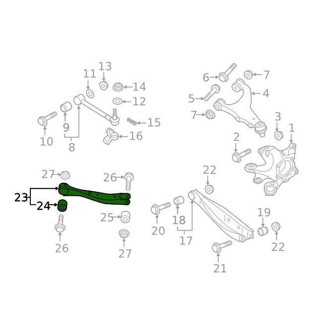 SMY Stealth Heavy Duty Trailing Arms Adjustable 2022-2026 WRX | SMY-SUS-TRLVB