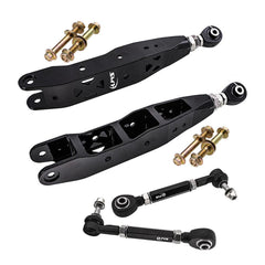 SMY Stealth Pillow Ball CNC Aluminum Adjustable Rear Control Arm / Toe Kit 2008-2021 WRX / STI | SMY-SUS-CTK-CNC-GR