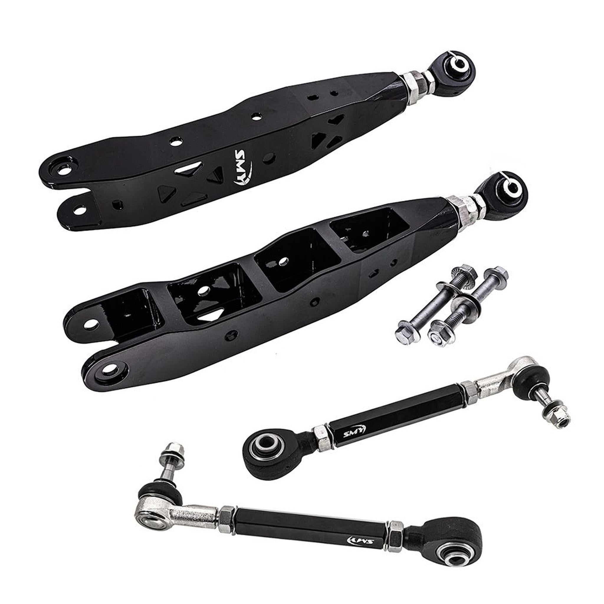 SMY Stealth Pillow Ball CNC Aluminum Adjustable Rear Control Arm / Toe Kit WRX 2022-2026 | SMY-SUS-CTK-CNC