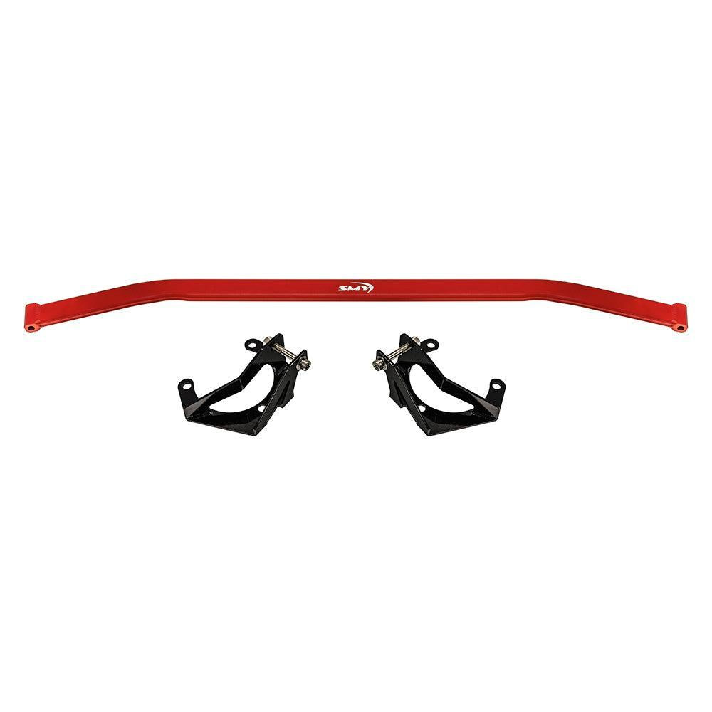SMY Tallboy Front Strut Tower Brace Wrinkle Red Subaru WRX 2022-2026 | SMY-STR-FVBR