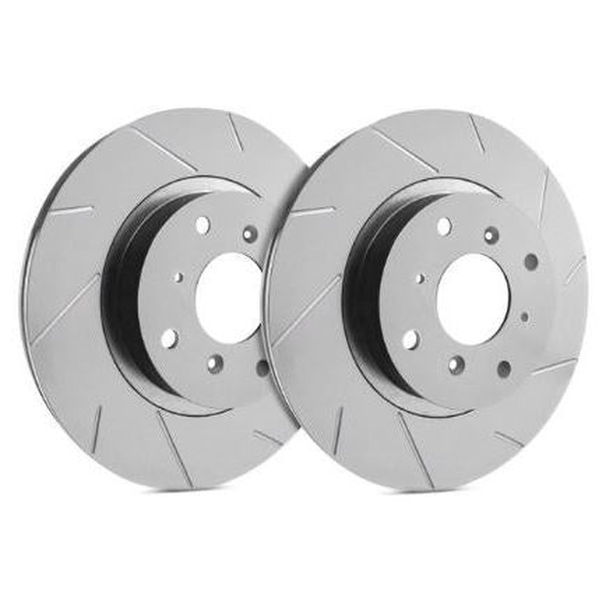 SP Performance Front Pair T-Slotted Brake Rotors Gray Coating Subaru WRX 2022-2025 | T47-567