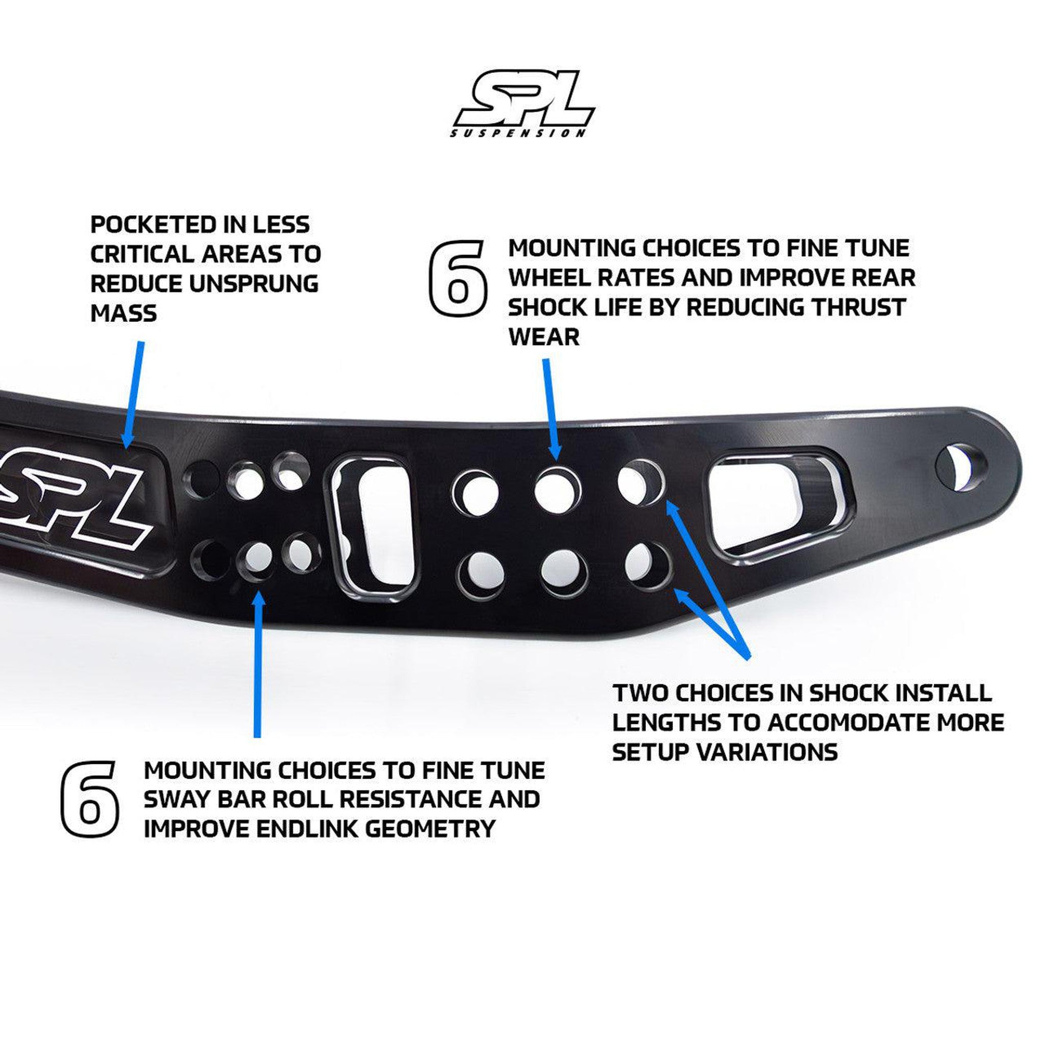 SPL Titanium Rear Lower Camber Arms Subaru WRX / STI 2008-2025 / Scion FR-S 2013-2016 / Subaru BRZ 2013-2025 | SPL RLL FRS