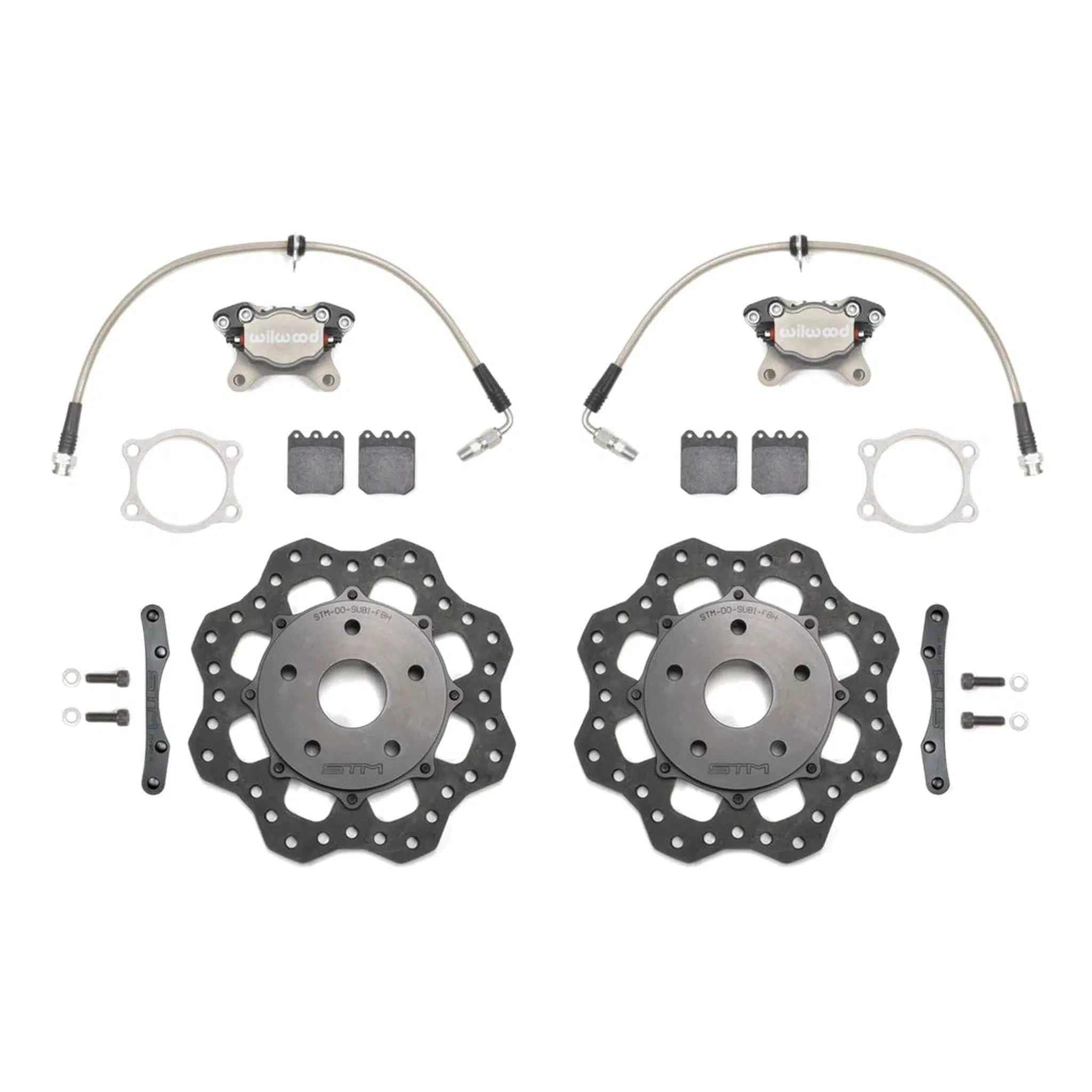 STM Scalloped Lightweight Rear Drag Brake Kit Subaru WRX 2022-2026 | STM-DBKR-22WRX-SCA