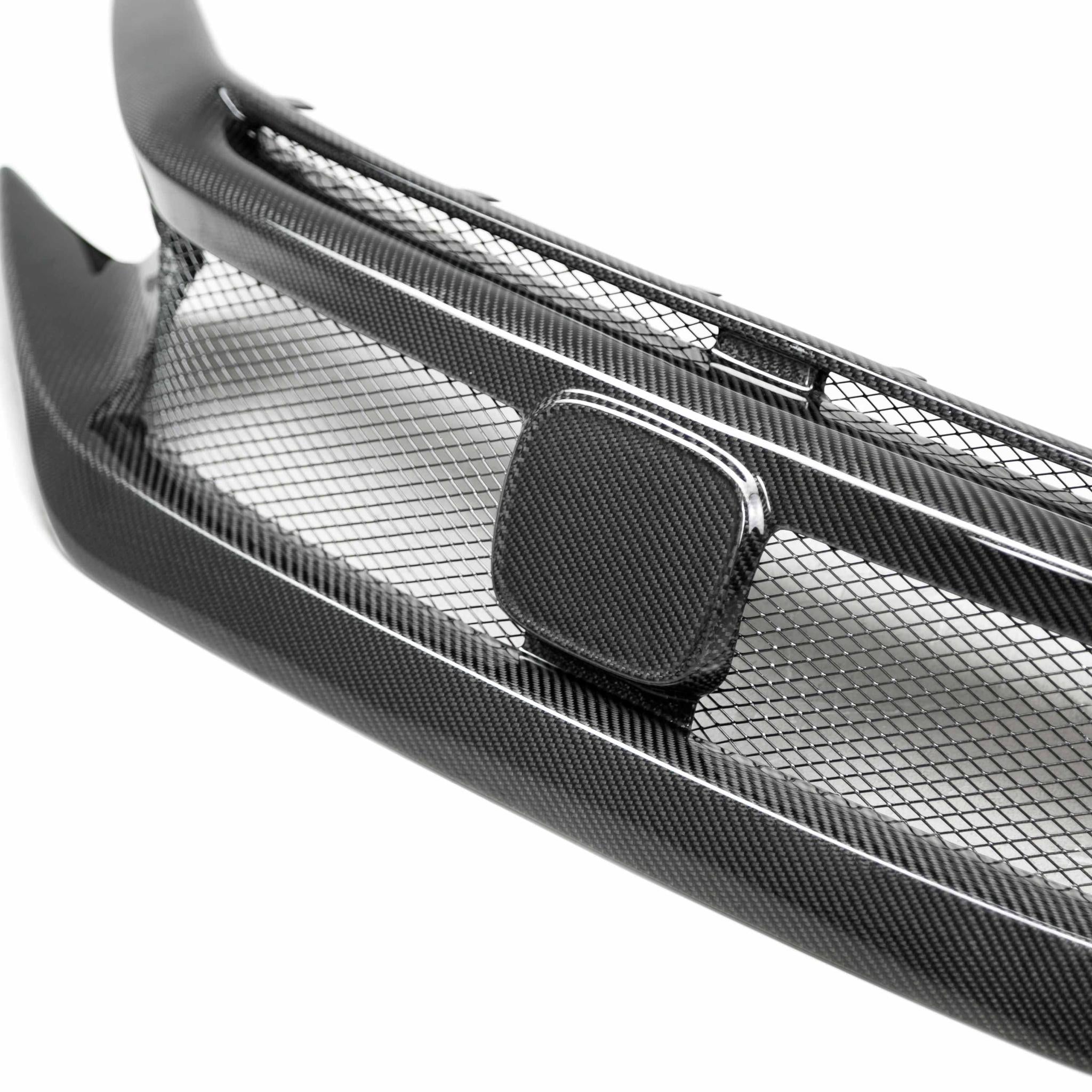 Seibon CV-Style Carbon Fiber Front Grille Honda Civic Type R 2017-2021 | FG17HDCVR-CV