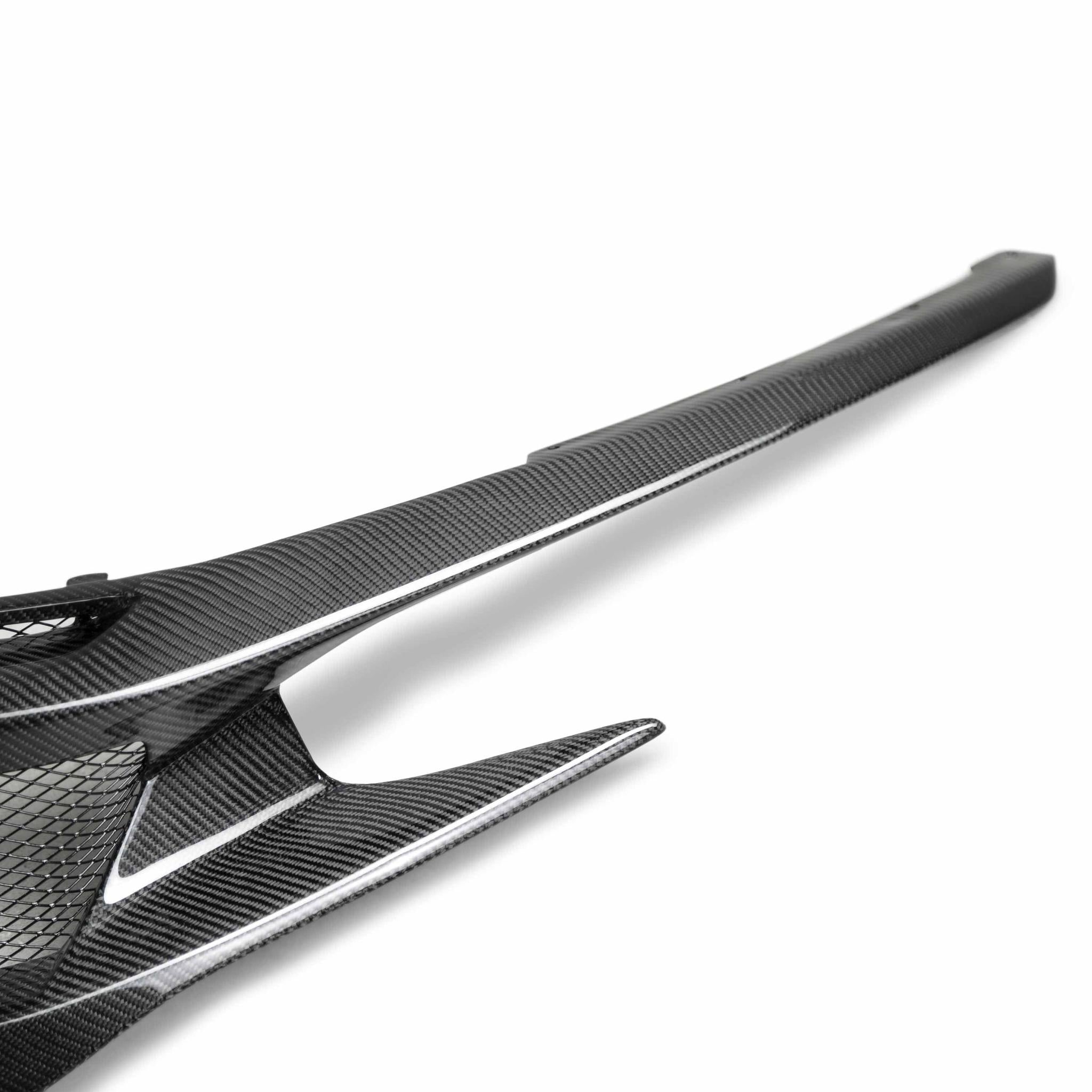 Seibon CV-Style Carbon Fiber Front Grille Honda Civic Type R 2017-2021 | FG17HDCVR-CV
