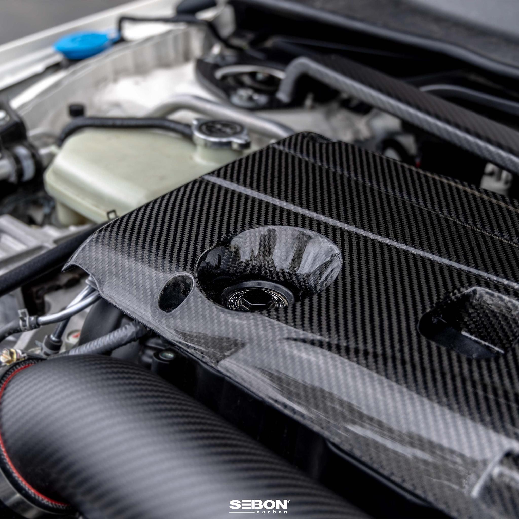 Seibon Carbon Fiber Engine Cover Honda Civic Type R 2017-2025 | EC17HDCVR