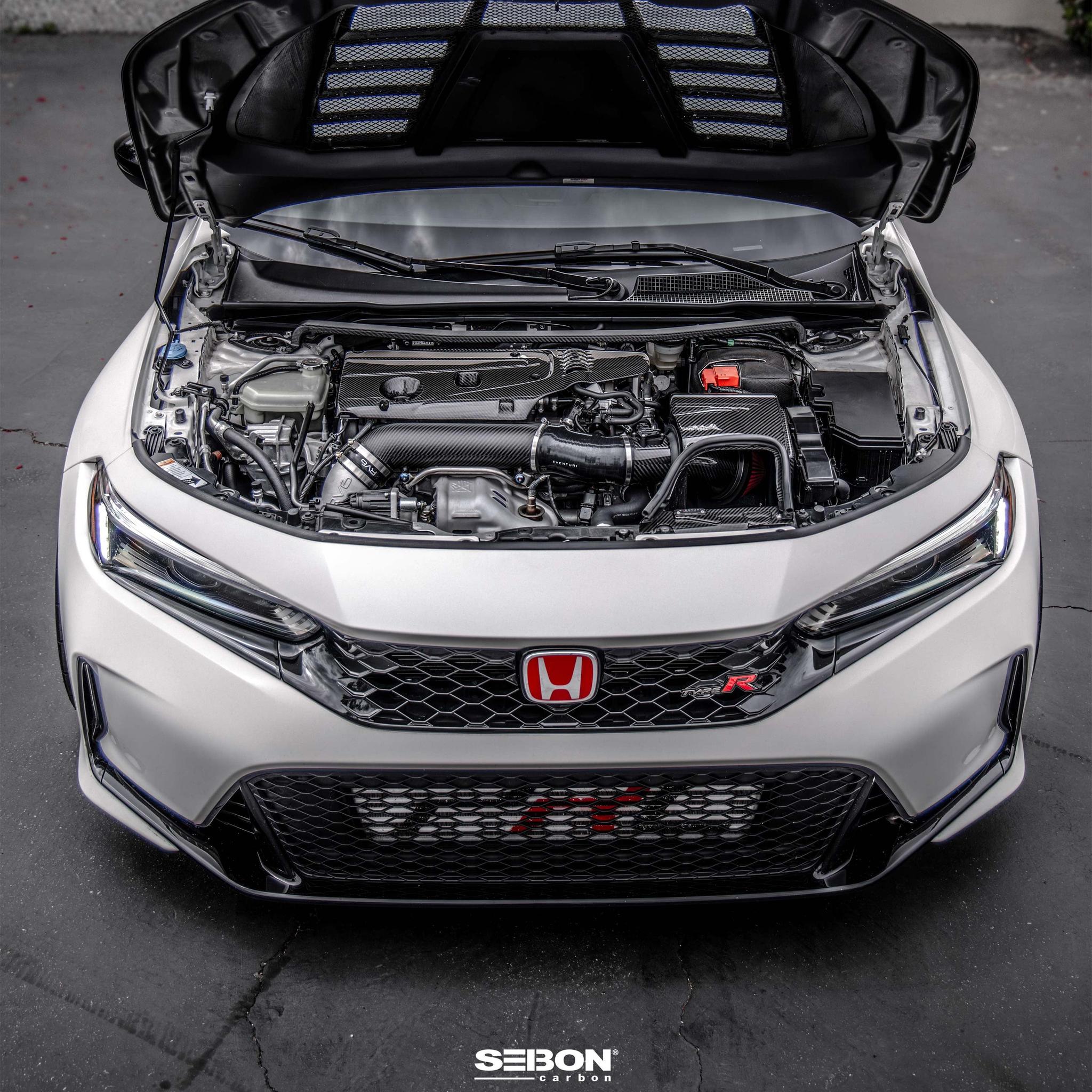 Seibon Carbon Fiber Engine Cover Honda Civic Type R 2017-2025 | EC17HDCVR