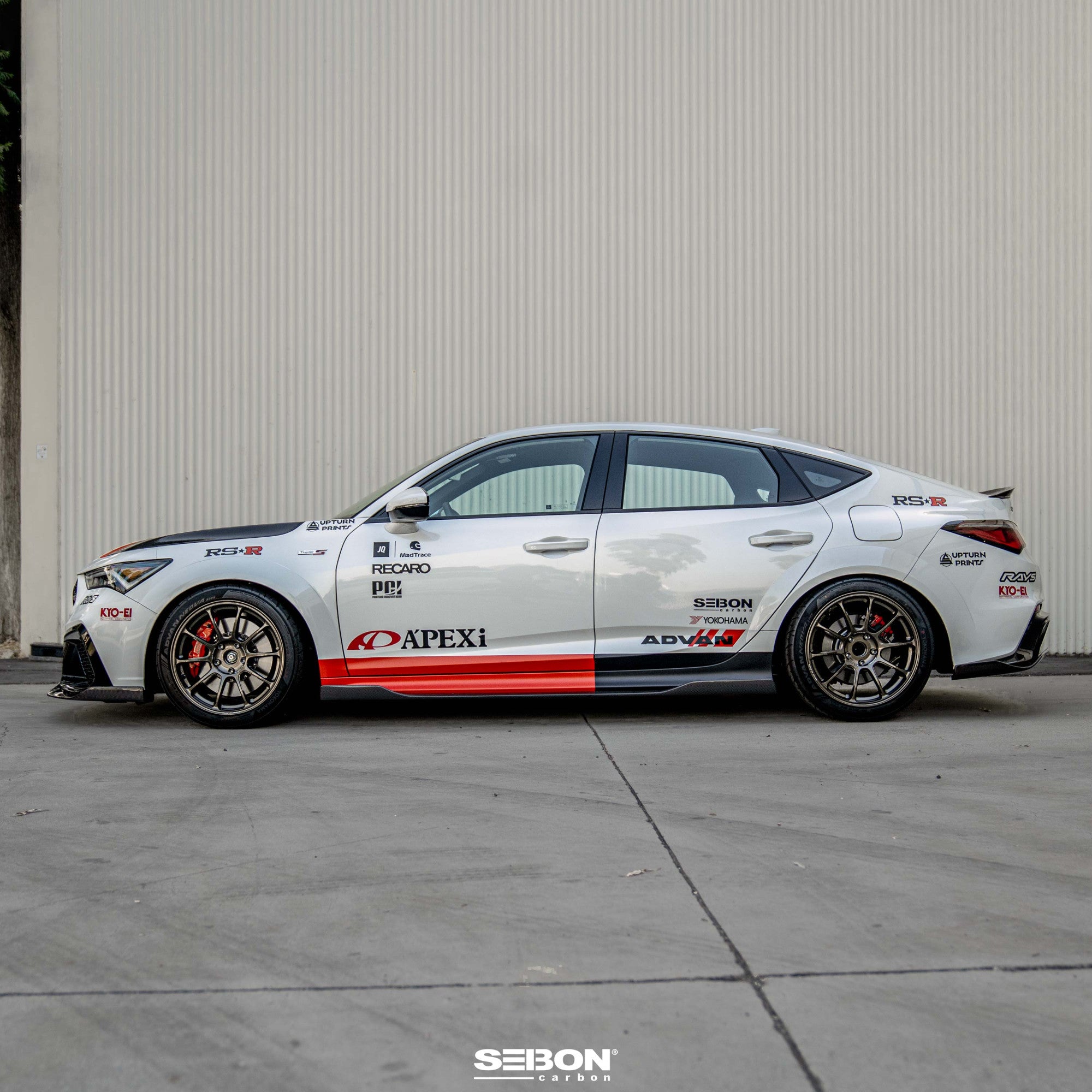 Seibon Carbon Fiber Side Skirts MB-Style Acura Integra Type S 2024-2026 | SS24ACINS-MB