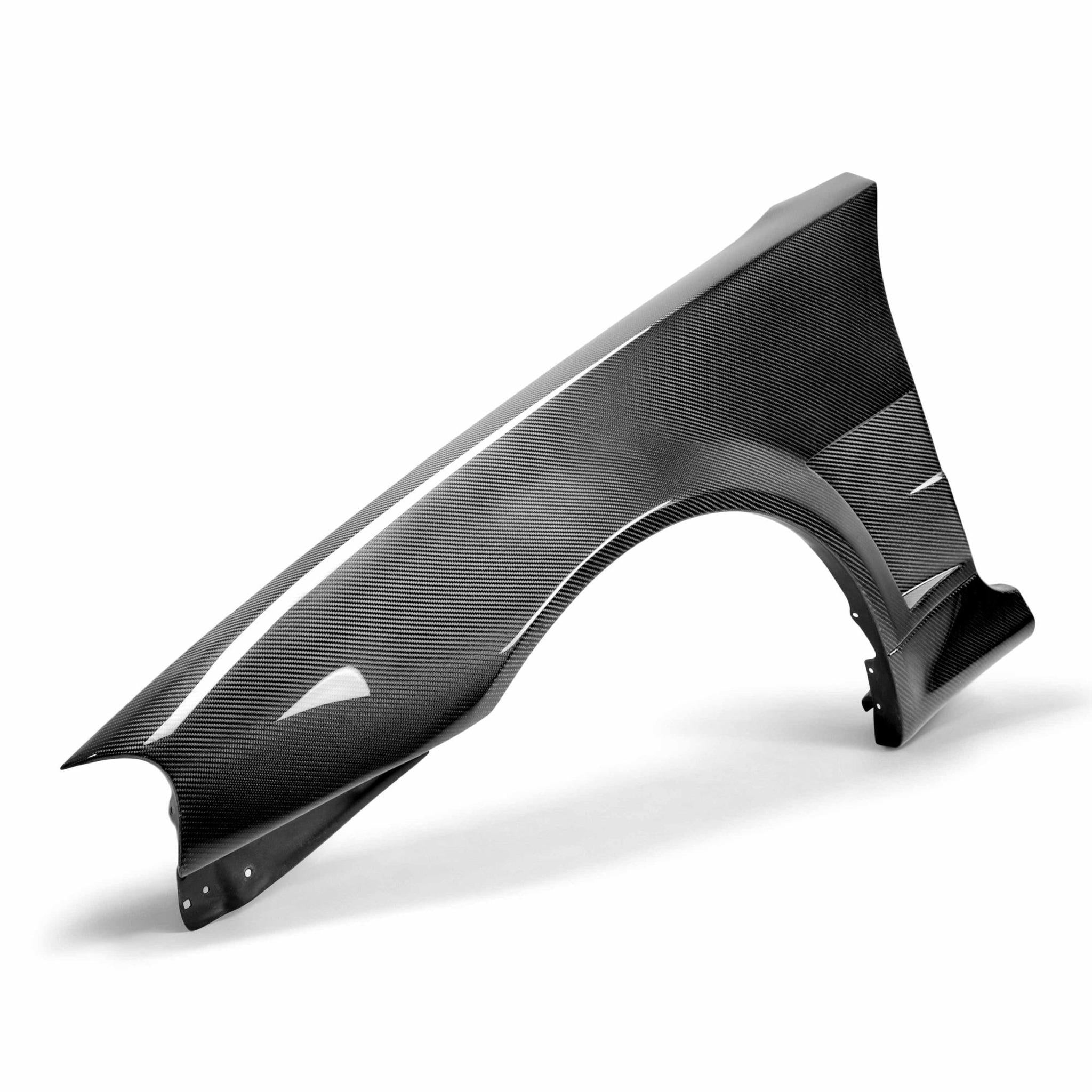 Seibon Carbon NWS Style 10mm Wider Fiber Fender Pair Nissan Skyline R34 1999-2002 | FF9901NSR34-NSW