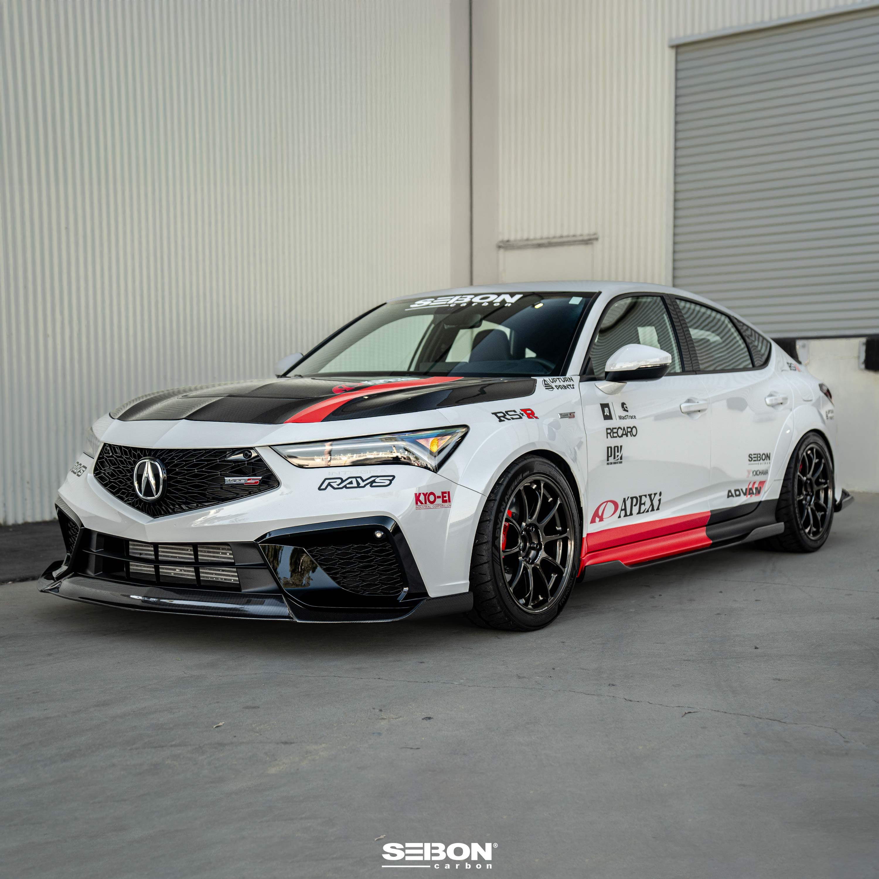 Seibon MB-Style Carbon Fiber Front Lip Acura Integra Type S 2024-2026 | FL24ACINS-MB