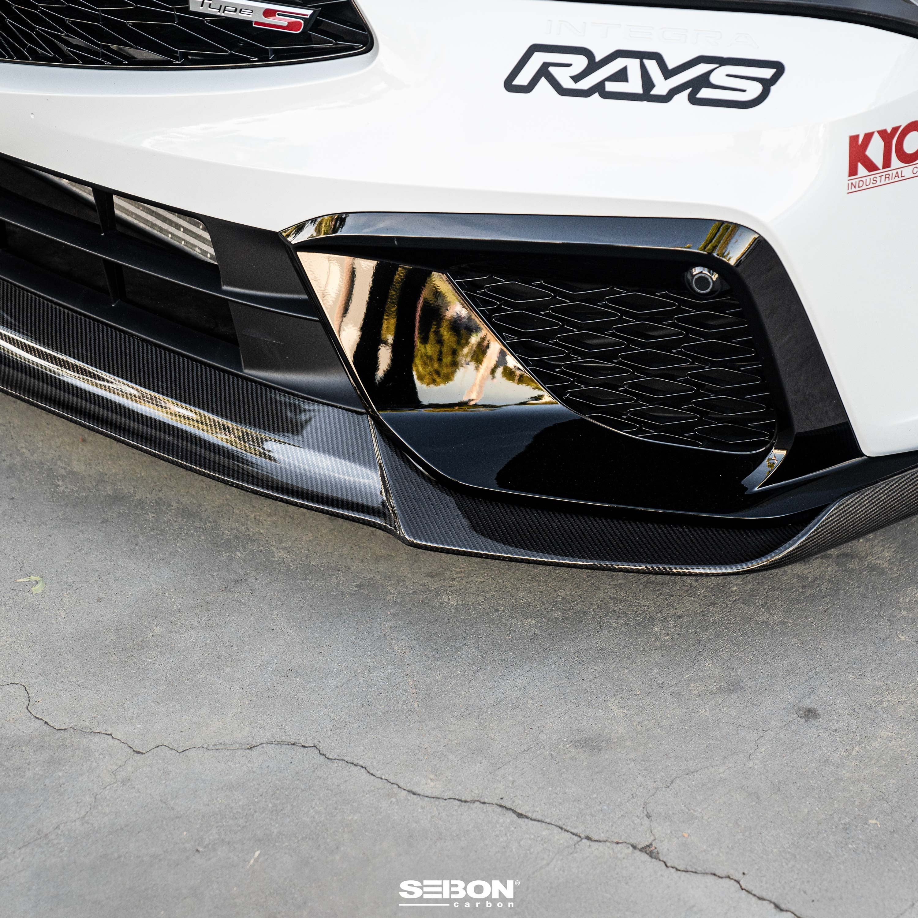 Seibon MB-Style Carbon Fiber Front Lip Acura Integra Type S 2024-2026 | FL24ACINS-MB