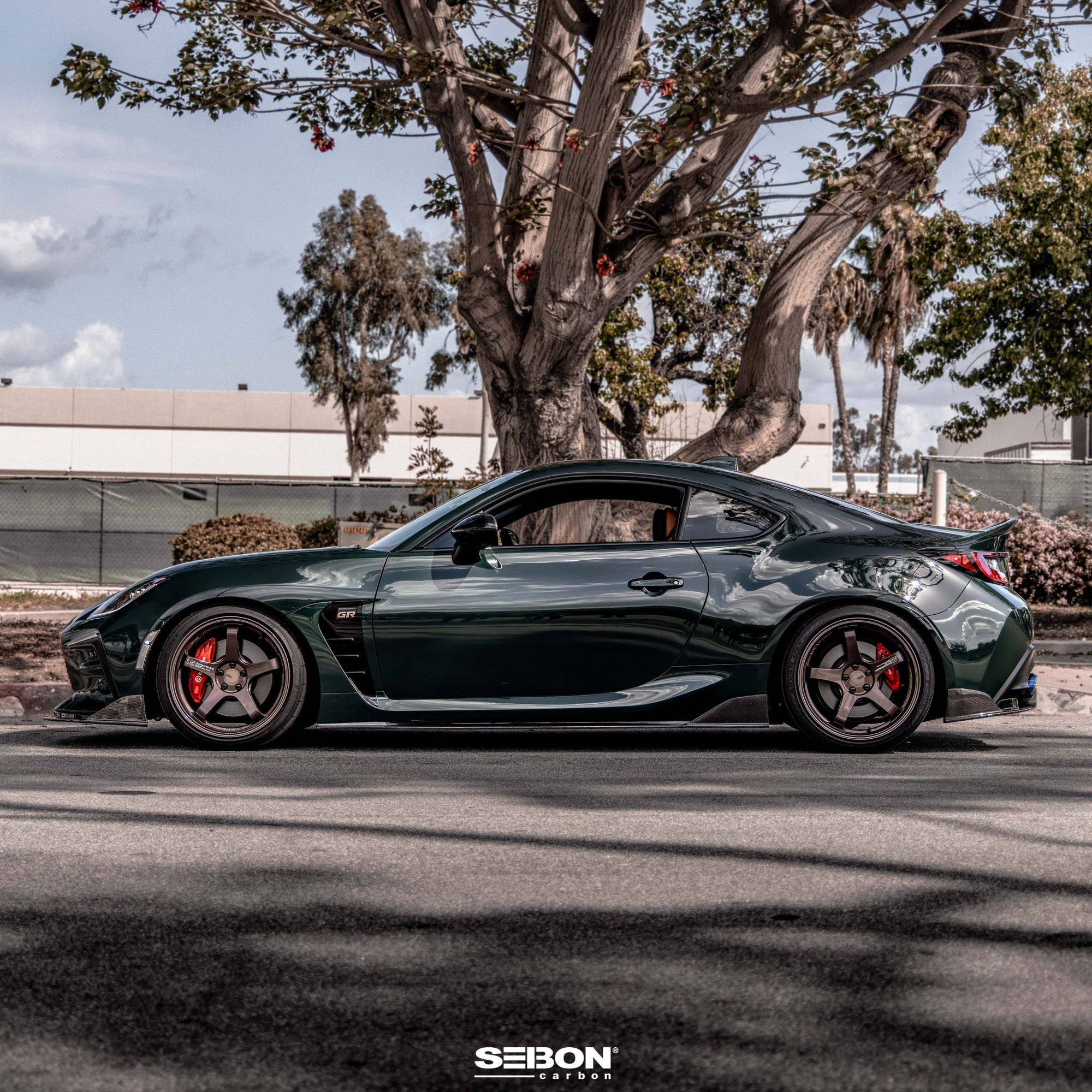 Seibon MB-Style Carbon Fiber Side Skirt Subaru BRZ / Toyota GR86 2022-2026 | SS22TY86-MB