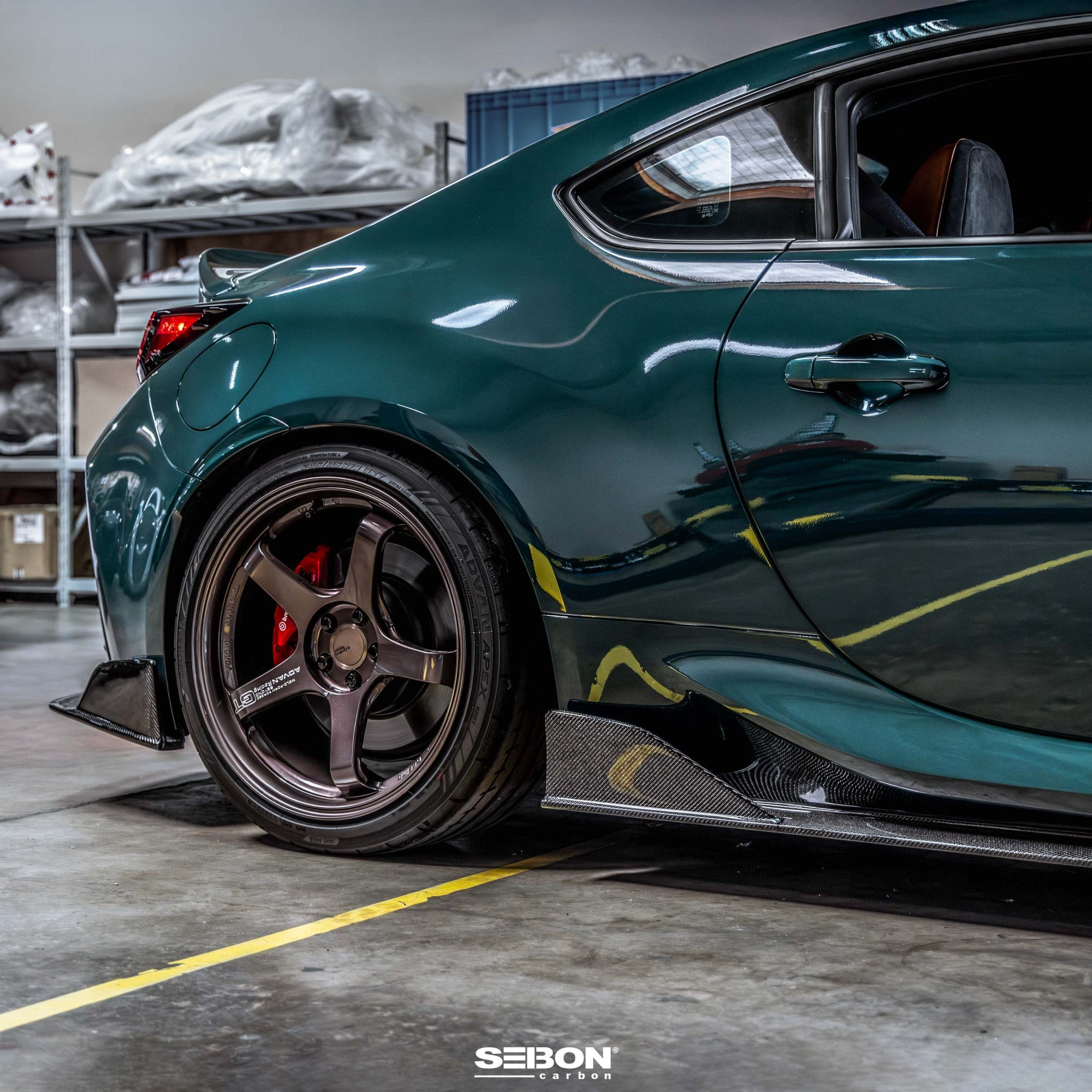 Seibon MB-Style Carbon Fiber Side Skirt Subaru BRZ / Toyota GR86 2022-2026 | SS22TY86-MB
