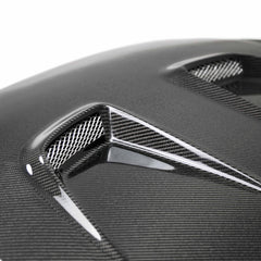 Seibon MR-Style Carbon Fiber Hood Honda Civic Coupe/Sedan/Hatchback 2016-2021 | HD16HDCV-MR