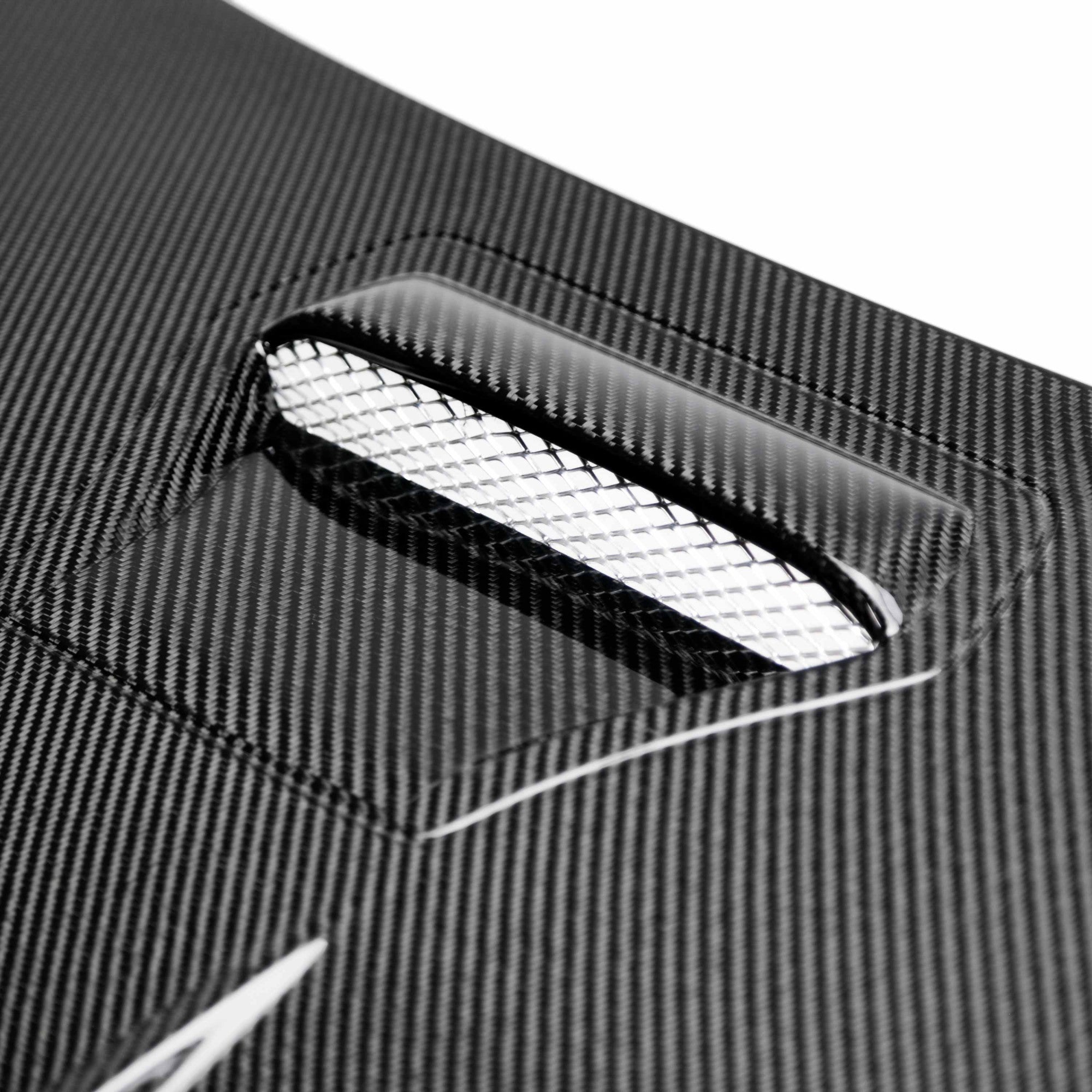 Seibon MR-Style Carbon Fiber Hood Honda Civic Coupe/Sedan/Hatchback 2016-2021 | HD16HDCV-MR