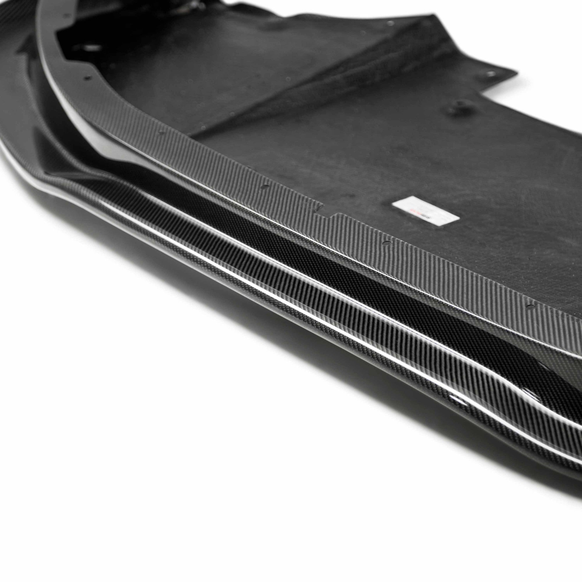 Seibon SS Style Carbon Fiber Front Lip Spoiler Nissan GTR 2009-2011 | FL0910NSGTR-SS