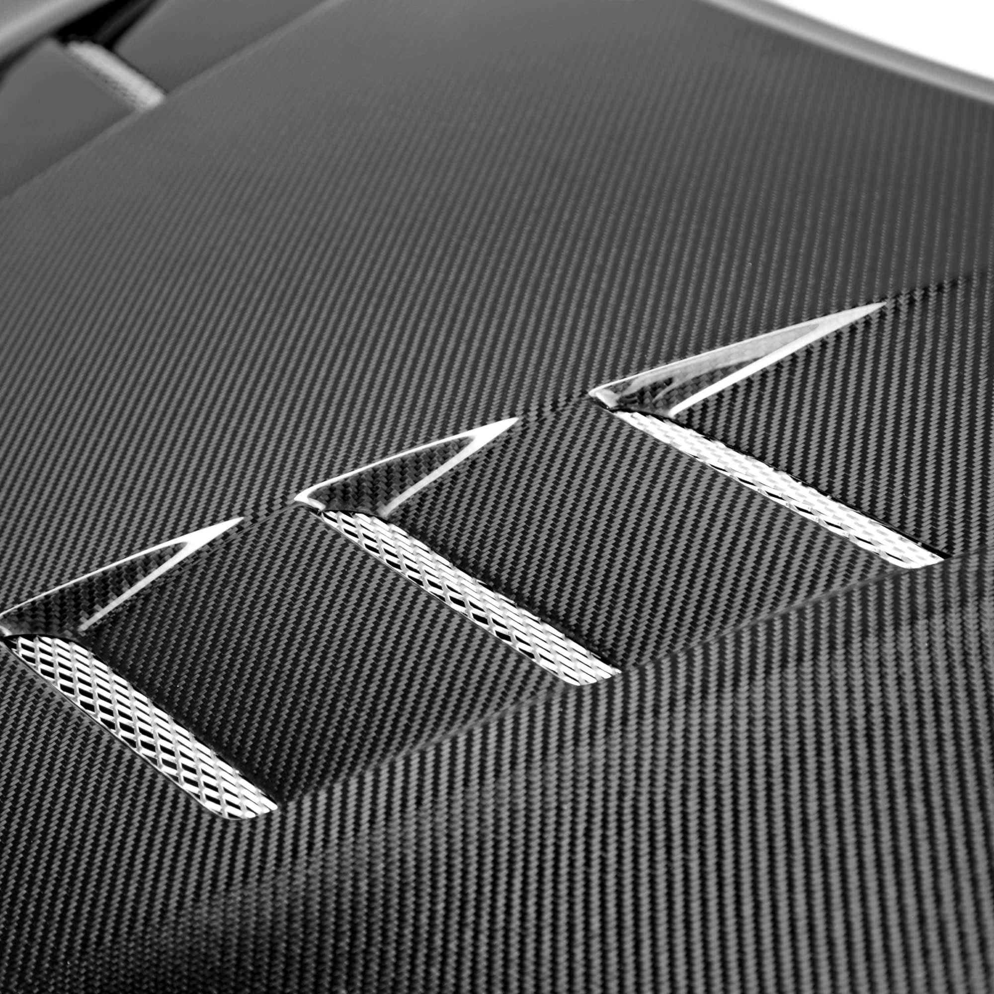 Seibon TS-Style Carbon Fiber Hood Honda Civic Coupe 2014-2015 | HD14HDCV2D-TS