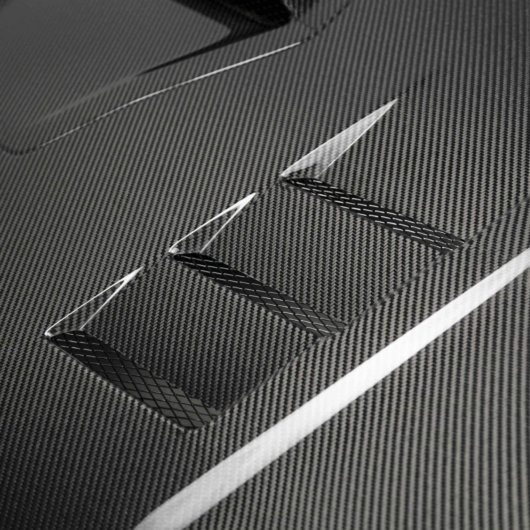 Seibon TS-Style Carbon Fiber Hood Honda Civic Type R 2017-2021 | HD17HDCVR-TS