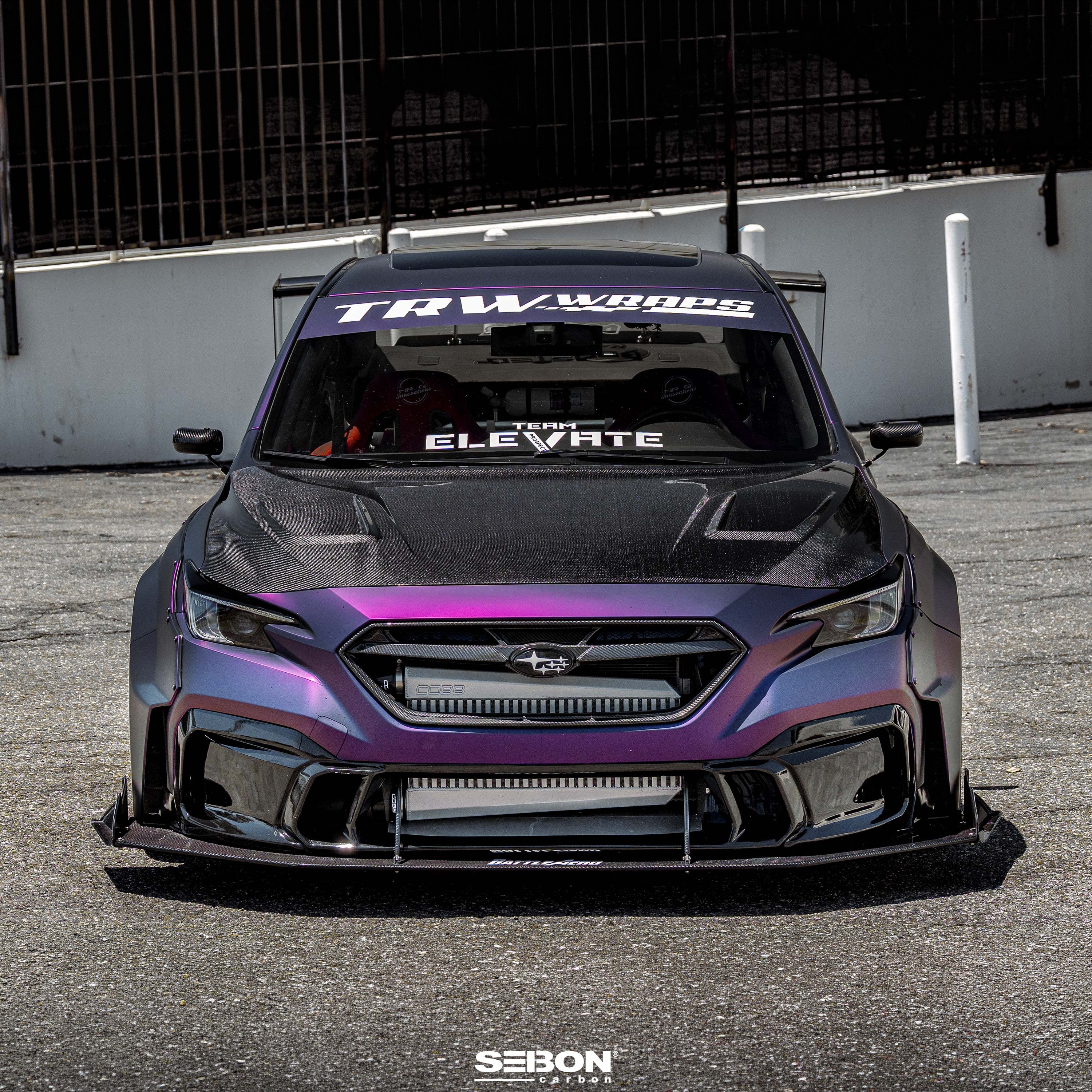 Seibon VSII-Style Carbon Fiber Hood Subaru WRX 2022-2026 | HD22SBIMP-VSII