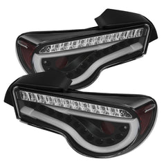 Spyder Light Bar LED Tail Lights Black Scion FR-S 13-16 / Subaru BRZ 13-20 | 5072009