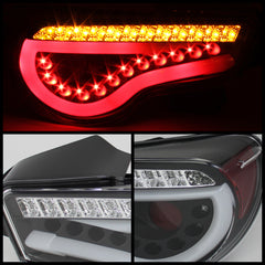 Spyder Light Bar LED Tail Lights Black Scion FR-S 13-16 / Subaru BRZ 13-20 | 5072009