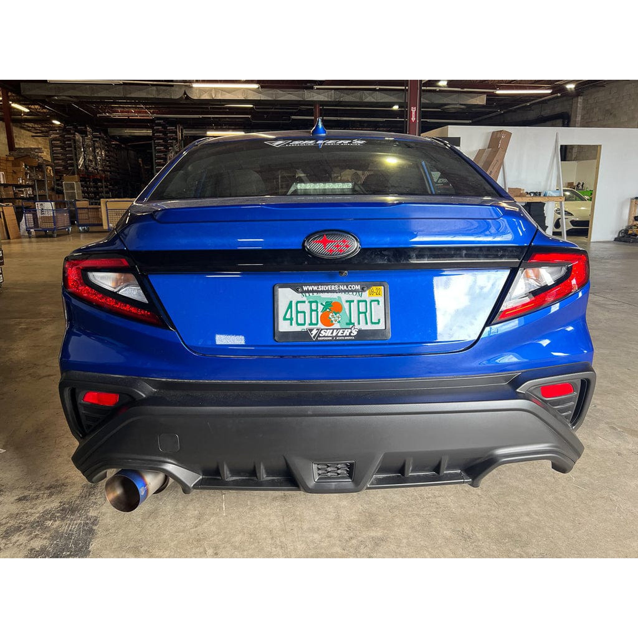 Sticker Fab Front + Rear 3D Carbon Fiber Emblem Overlays Subaru WRX 2022-2025