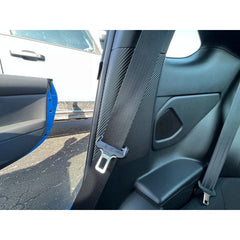 Sticker Fab Interior 3D Carbon Vinyl Seat Belt Protector - 2022-2026 BRZ / GR86