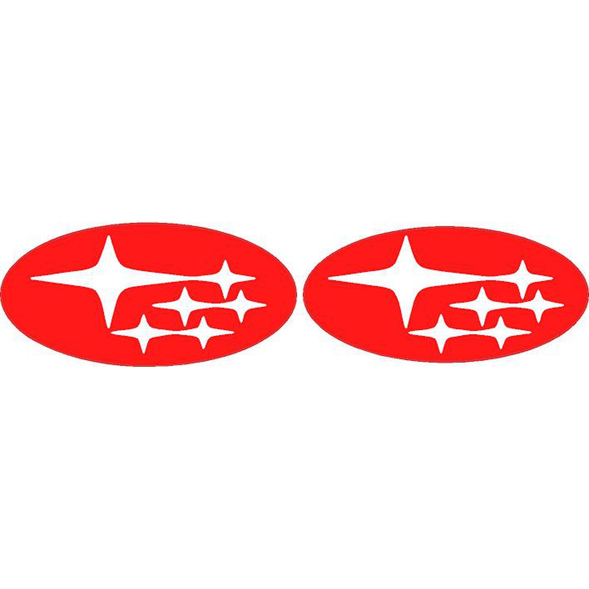 Sticker Fab Printed Series Front and Rear Emblem Overlays Subaru WRX 2022-2026