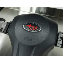 Sticker Fab Steering Wheel Emblem Overlay WRX / Crosstrek / Forester / BRZ 2005-2026