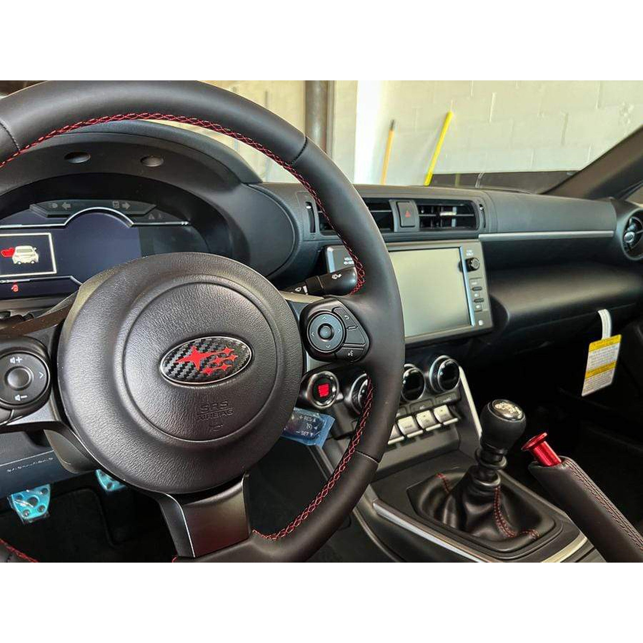 Sticker Fab Steering Wheel Emblem Overlay WRX / Crosstrek / Forester / BRZ 2005-2026