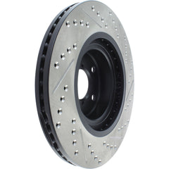 StopTech Sport Drilled & Slotted Brake Rotor Front Right Subaru WRX 09-14 / BRZ 13-25 | 127.47021R