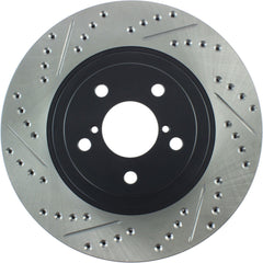 StopTech Sport Drilled & Slotted Brake Rotor Front Right Subaru WRX 09-14 / BRZ 13-25 | 127.47021R