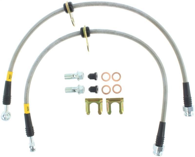 StopTech Stainless Steel Front Brake Lines Subaru Legacy GT 2005-2009 | 950.47005