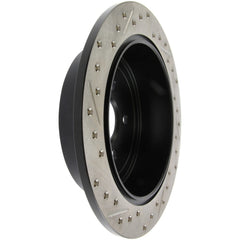 Stoptech Slotted & Drilled Left Rear Brake Rotor WRX 2008-2014 | 127.47029L