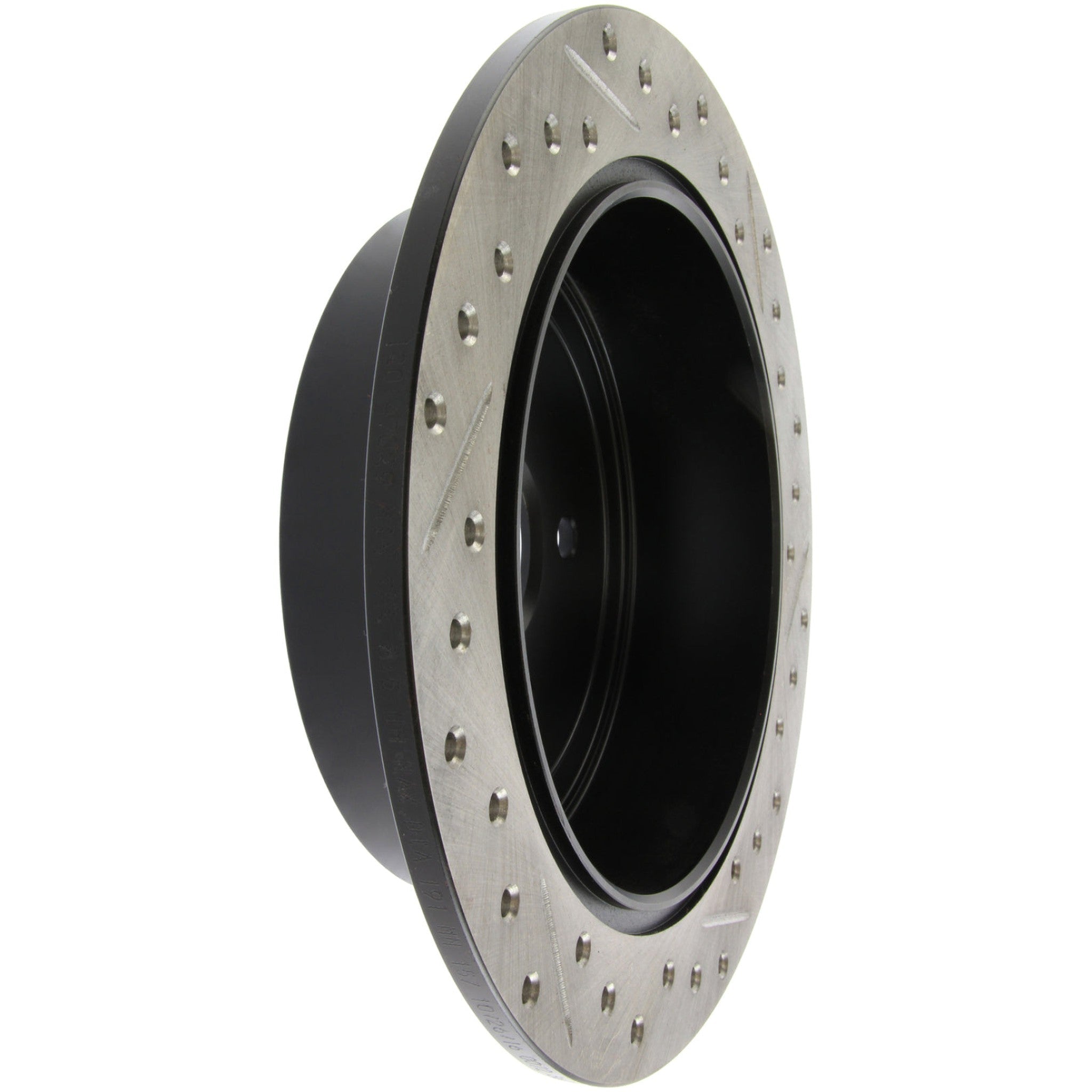 Stoptech Slotted & Drilled Right Rear Brake Rotor WRX 2008-2014 | 127.47029R