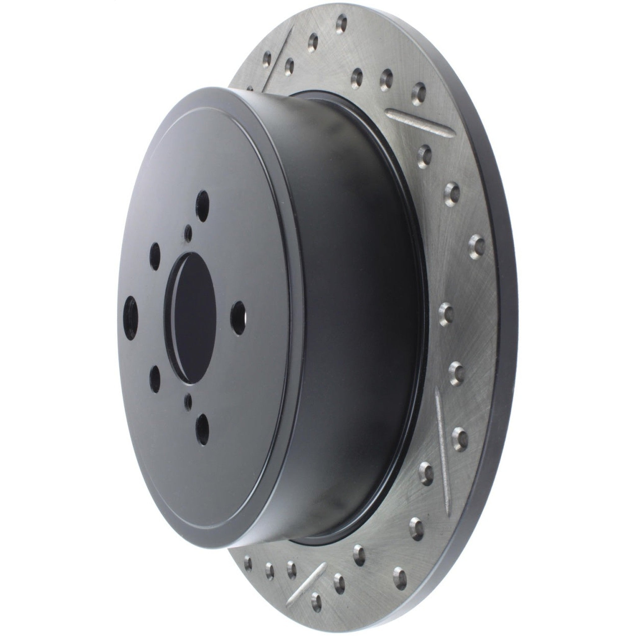 Stoptech Slotted & Drilled Right Rear Brake Rotor WRX 2008-2014 | 127.47029R