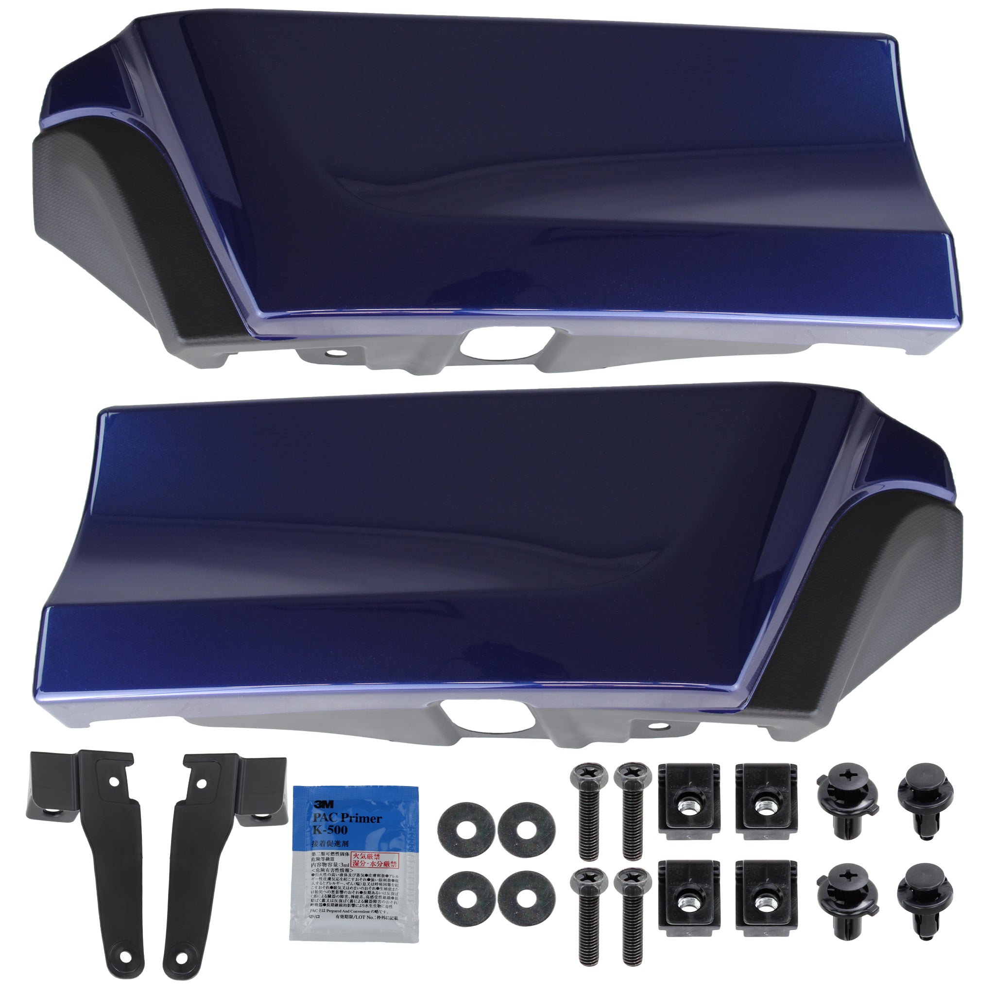 Subaru OEM WRX / STI 1521 JDM Aero Splash Guards Rear Lapis Blue Pearl