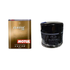 Subaru MOTUL Engine Break-In Oil Change Service Package Subaru WRX 2002-2014 / STI 2004-2022