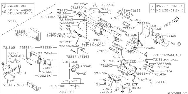 Subaru OEM A/C Refrigerant Line O-Ring (Upper) Type 1 WRX 08-26 / STI 08-21 | 73039TA010