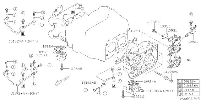 Subaru OEM AVCS Oil Feed 09-10 WRX / 08-10 STI | 15192AA581