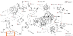 Subaru OEM Air Pump Hose Subaru WRX 2008-2010, 2012-2014 / Forester XT 2009-2013 | 14865AA020
