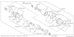 Subaru OEM Axle Assembly STI 2010-2021 | 28421FG022