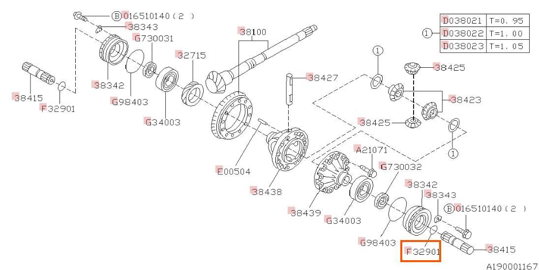Subaru OEM Axle Circlip Subaru WRX 2002-2004 / STI 2004 | 805329010